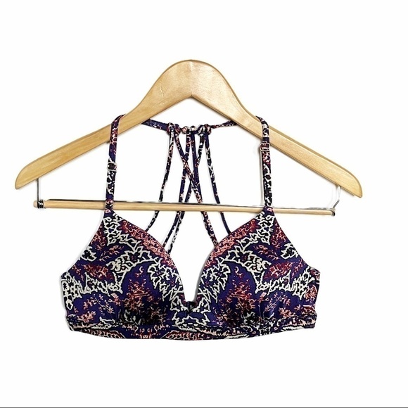 ATHLETA Aqualuxe Print Molded Bikini Size Small - Picture 3 of 10
